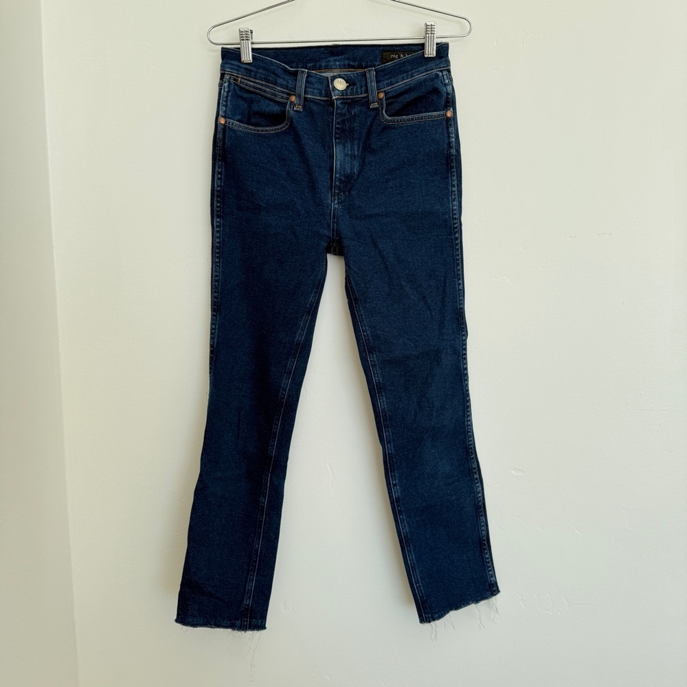 Rag & Bone Dark Wash Blue Jeans